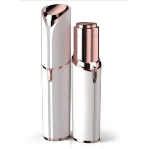 Precision Facial Hair Remover, 18k Gold Plated, Double Ring Head, LED Light